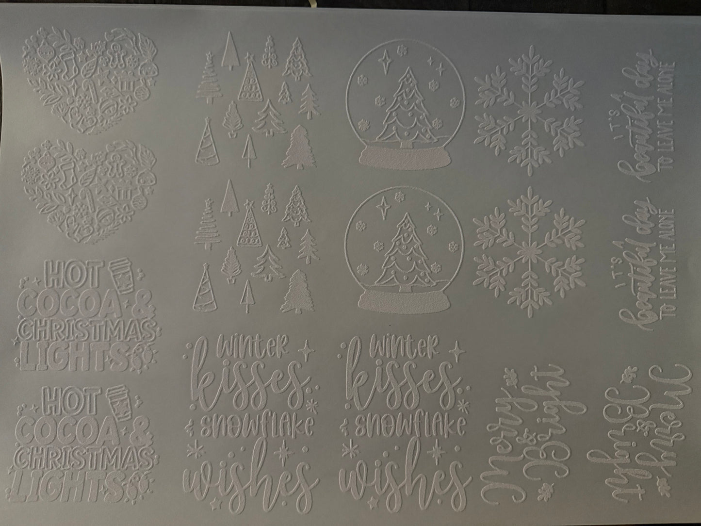 Can Cooler Winter Sheet