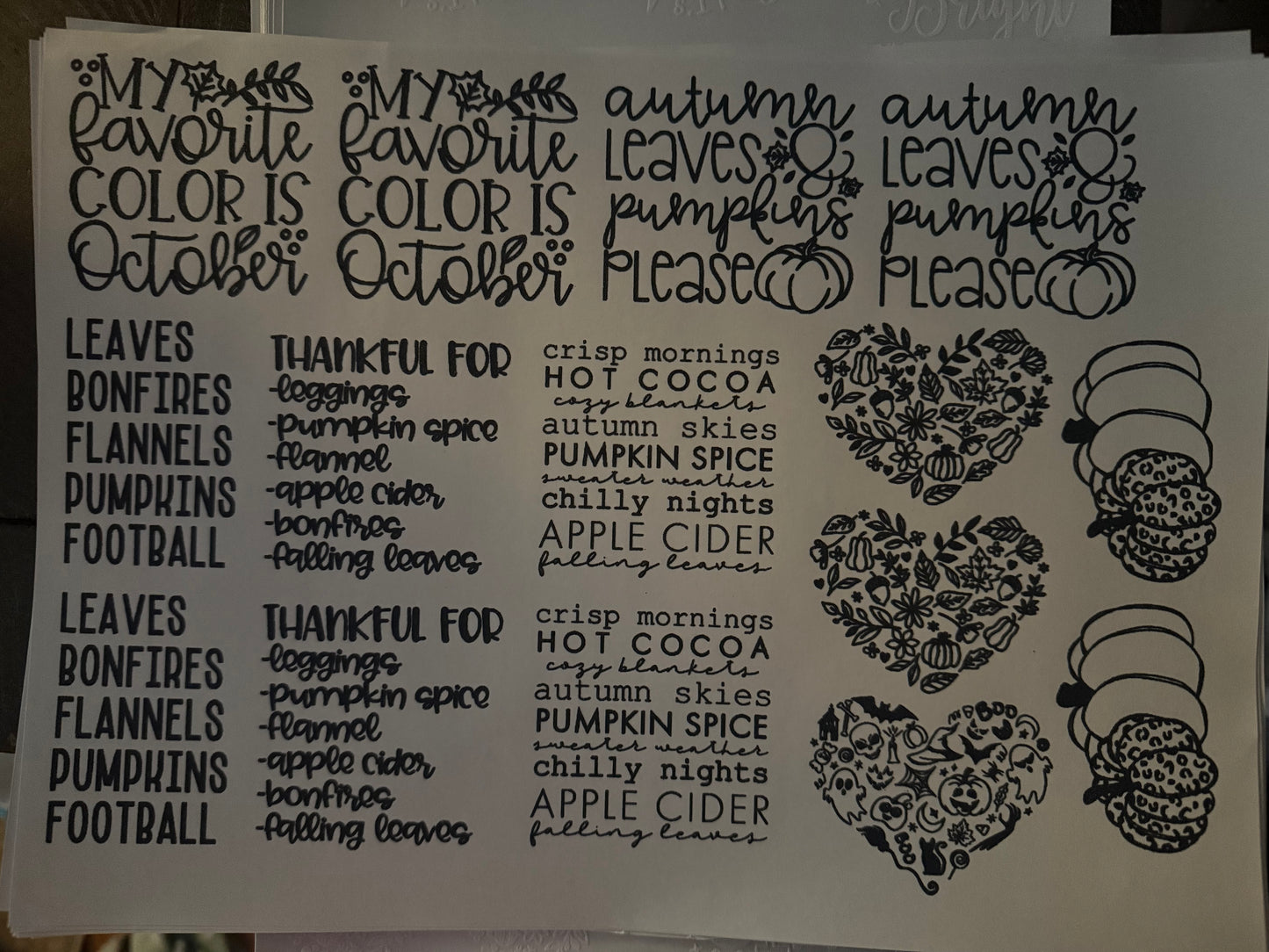 Can Cooler Fall Sheet
